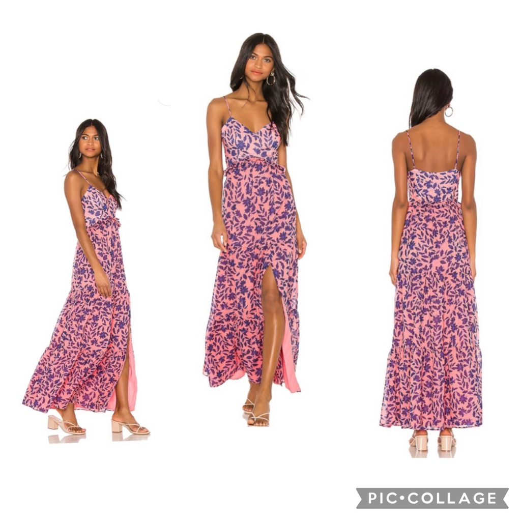 House Of Harlow 1960 Eliana Dress In Pink Floral